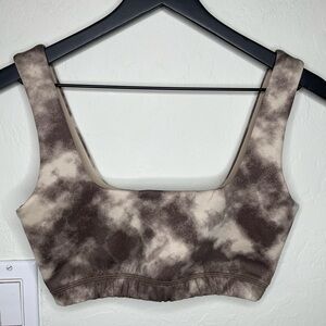 Tan + Lines Tie-Dye Sports Bra Size M